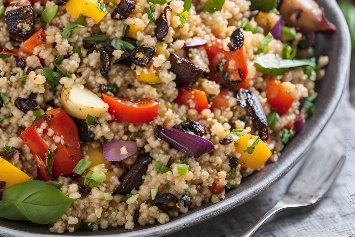 Salade de quinoa aux légumes grillés